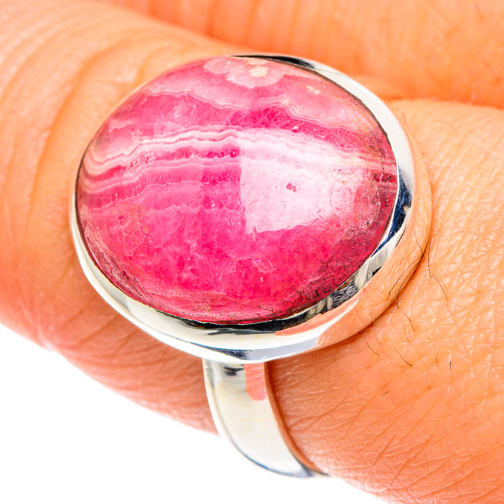 Rhodochrosite Rings handcrafted by Anasilvercos - RING88214