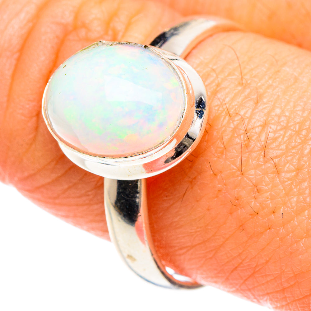 Ethiopian Opal Rings handcrafted by Anasilvercos - RING88221
