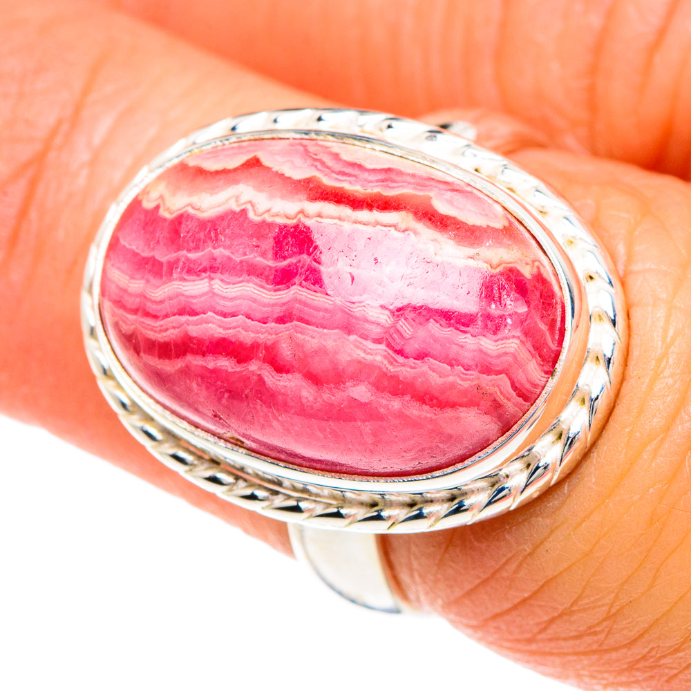 Rhodochrosite Rings handcrafted by Anasilvercos - RING88243
