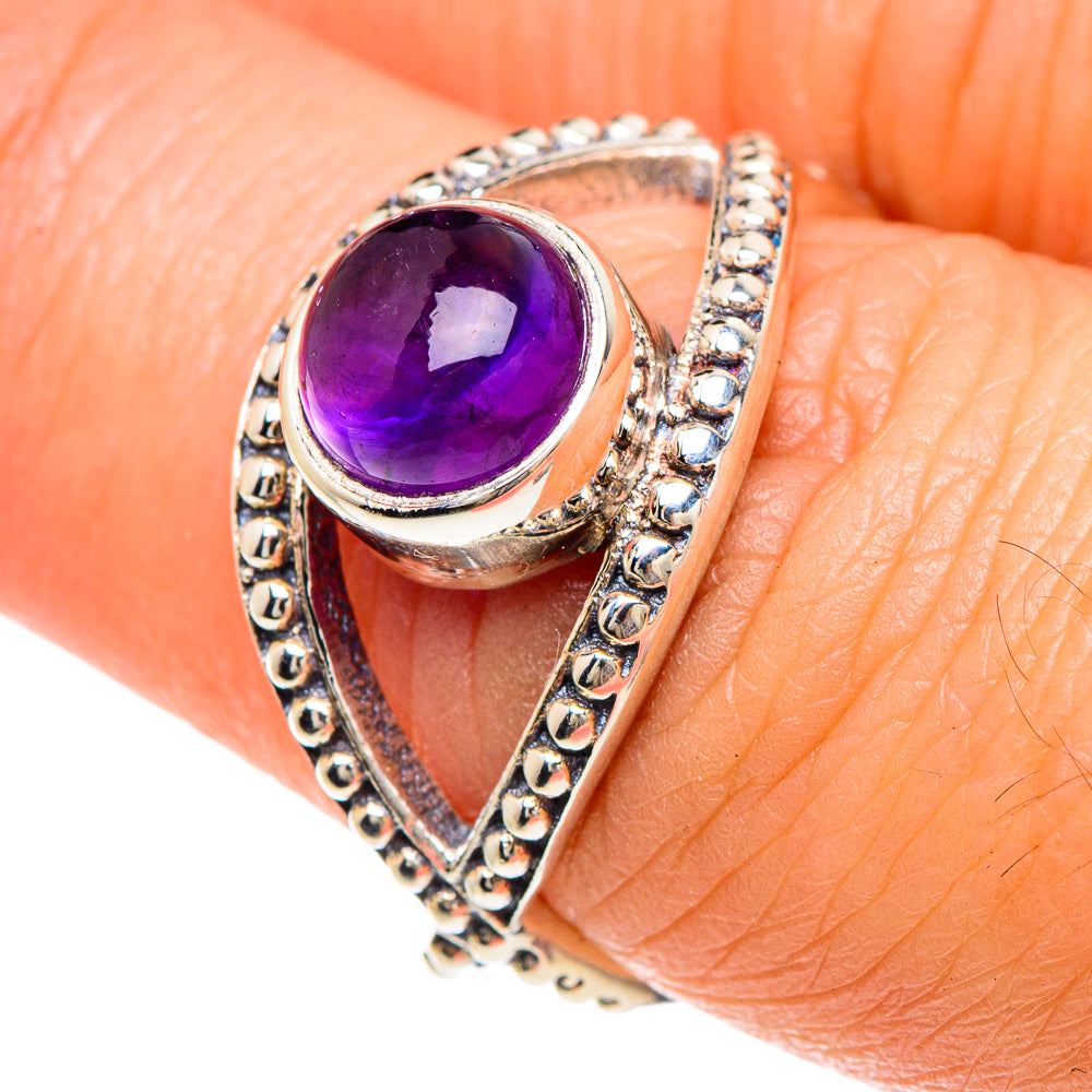 Amethyst Rings handcrafted by Anasilvercos - RING88247