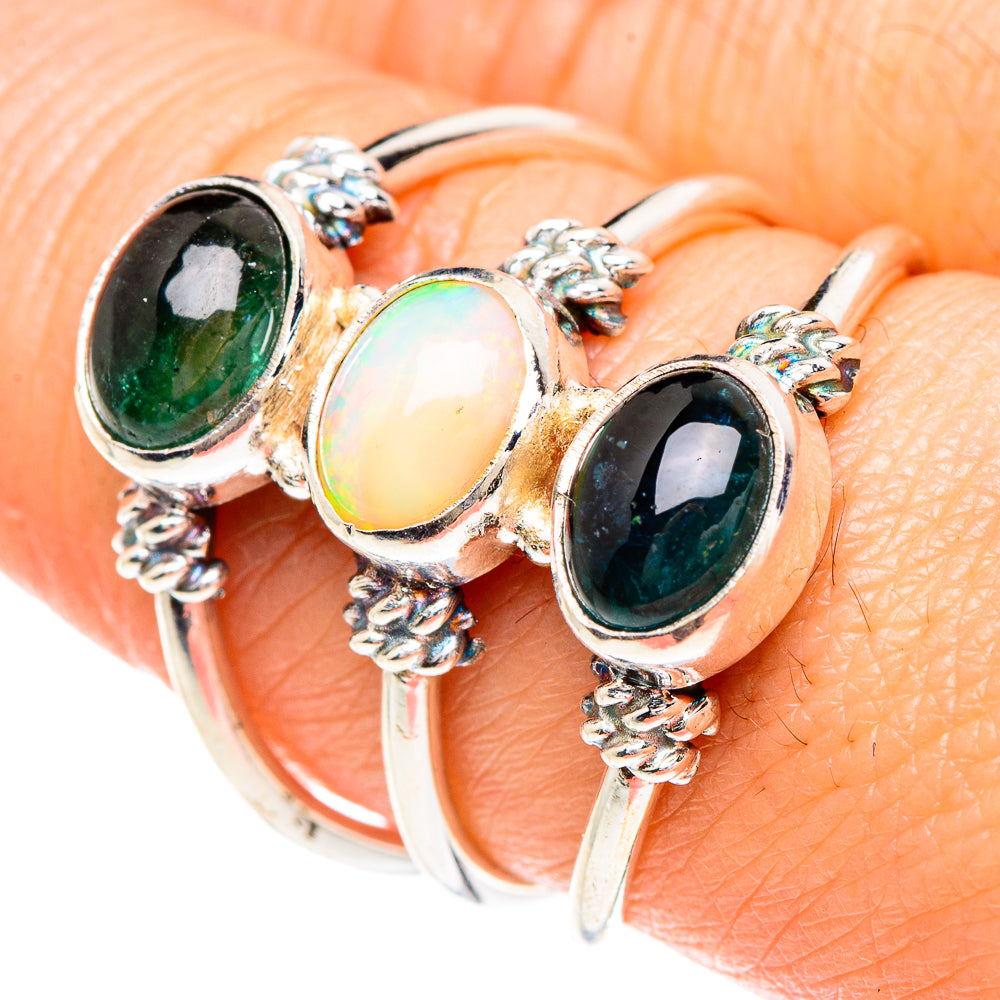 Ethiopian Opal Rings handcrafted by Anasilvercos - RING88280