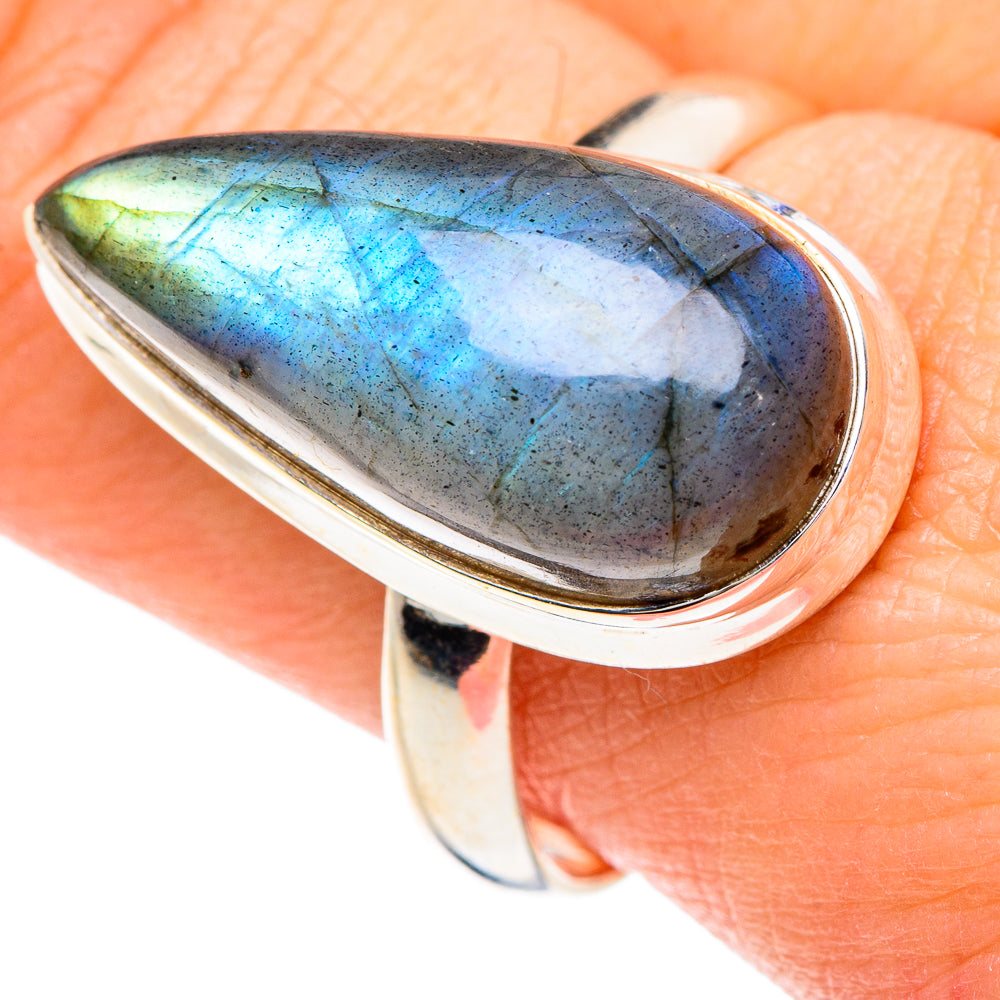 Labradorite Rings handcrafted by Anasilvercos - RING88316