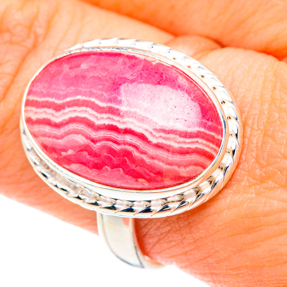 Rhodochrosite Rings handcrafted by Anasilvercos - RING88325
