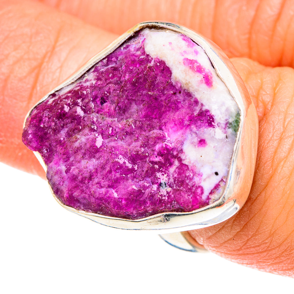 Ruby Fuchsite Rings handcrafted by Anasilvercos - RING88327