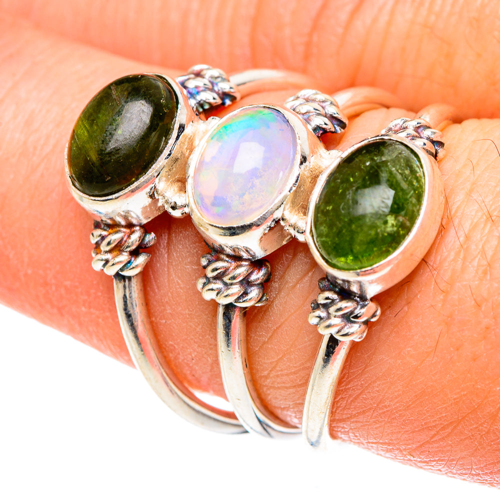 Ethiopian Opal Rings handcrafted by Anasilvercos - RING88330