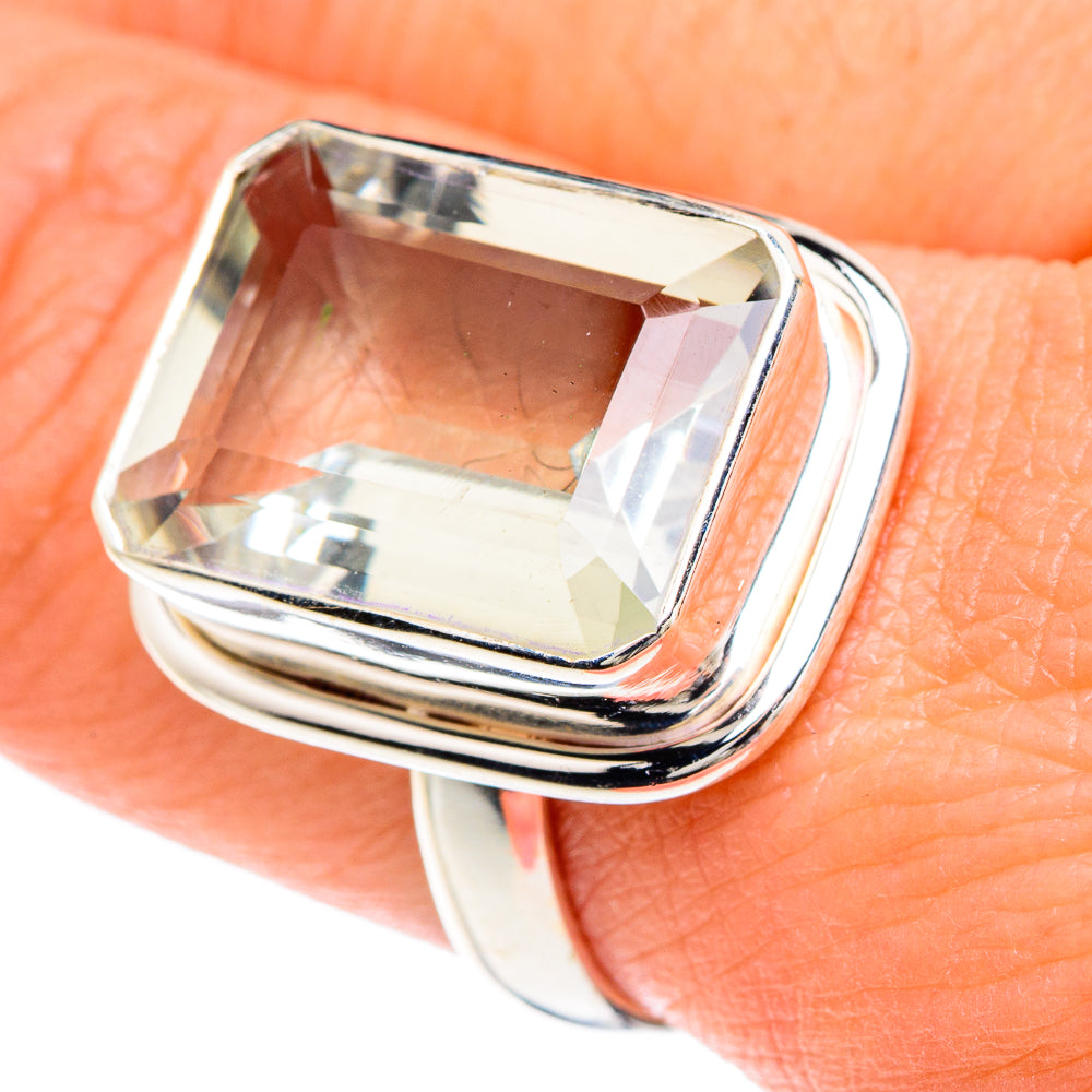 White Quartz Rings handcrafted by Anasilvercos - RING88341