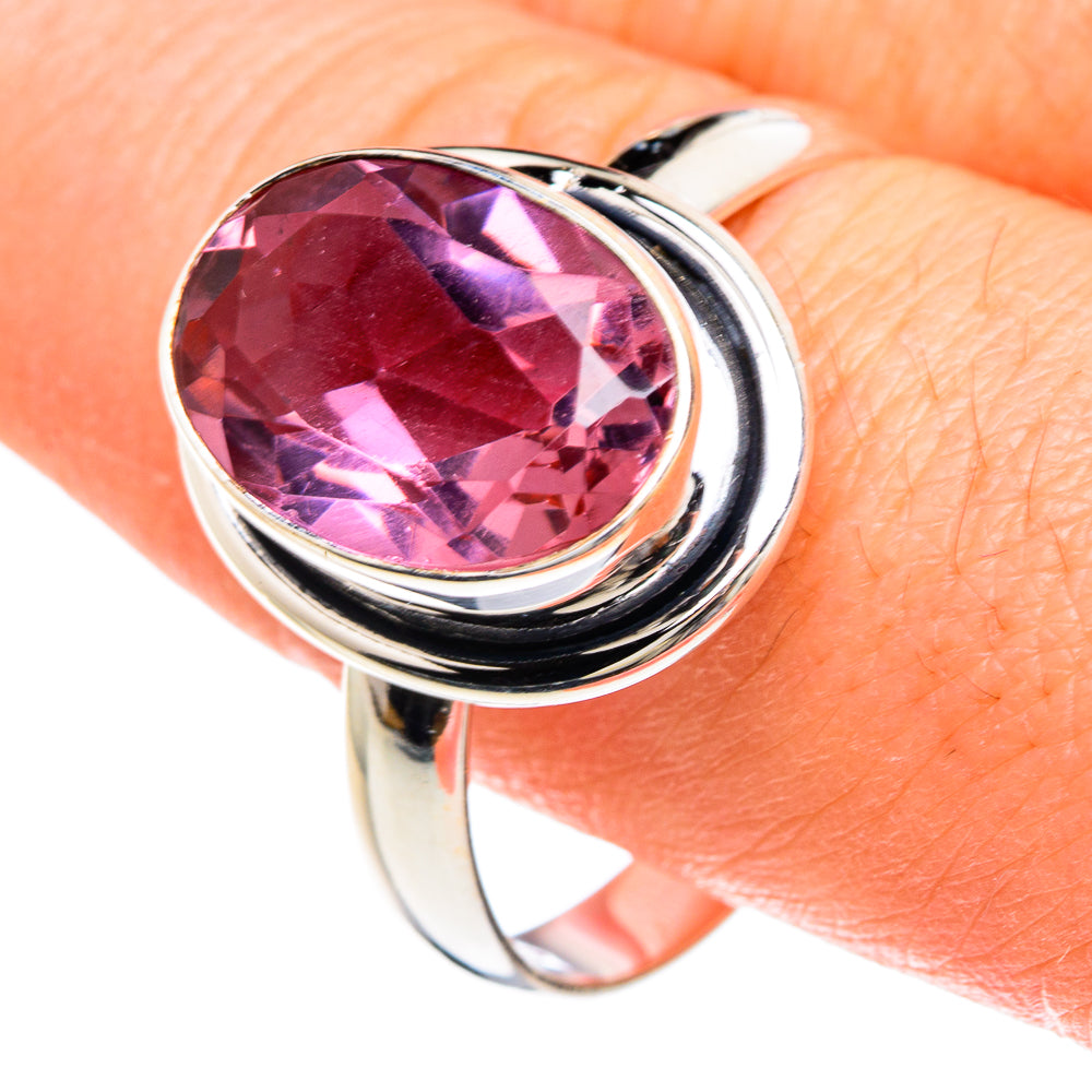 Color Change Alexandrite (Lab.) Rings handcrafted by Anasilvercos - RING88353