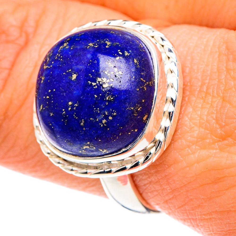 Lapis Lazuli Rings handcrafted by Anasilvercos - RING88356