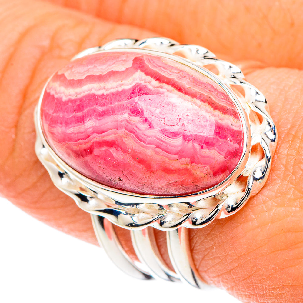 Rhodochrosite Rings handcrafted by Anasilvercos - RING88372