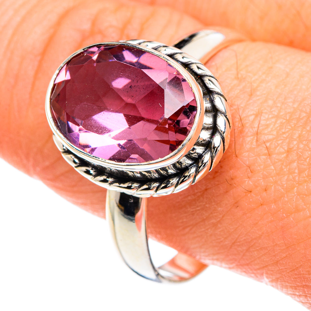 Color Change Alexandrite (Lab.) Rings handcrafted by Anasilvercos - RING88379