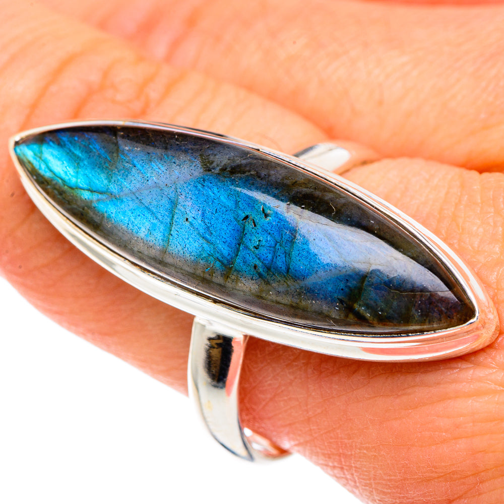 Labradorite Rings handcrafted by Anasilvercos - RING88386