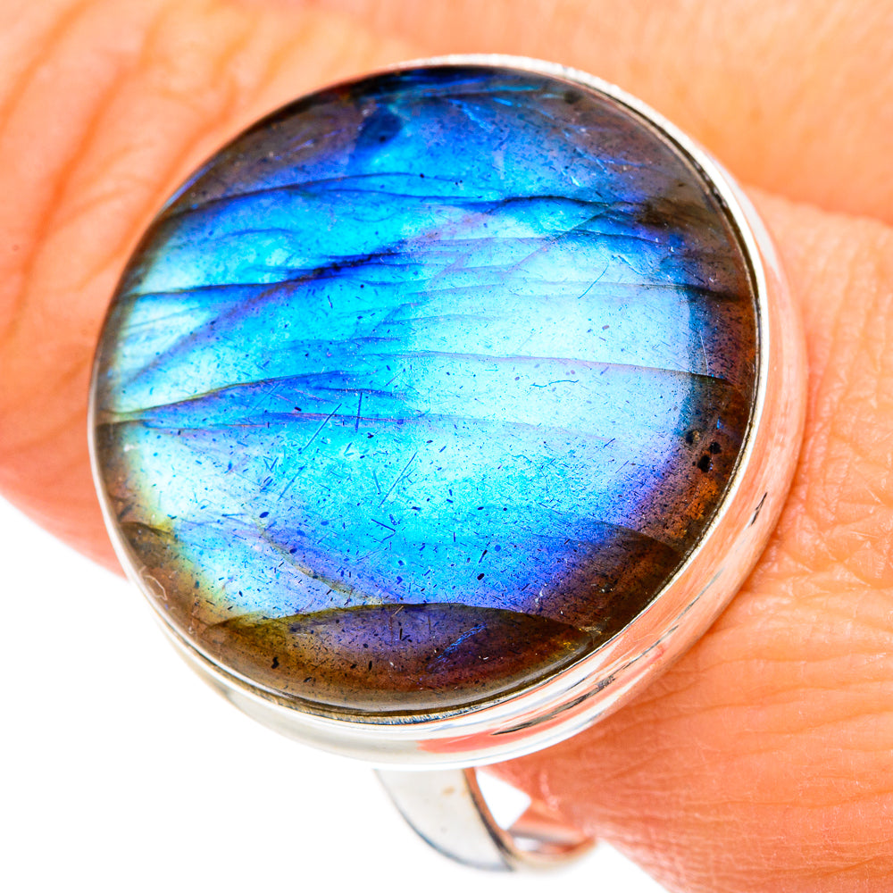 Labradorite Rings handcrafted by Anasilvercos - RING88387