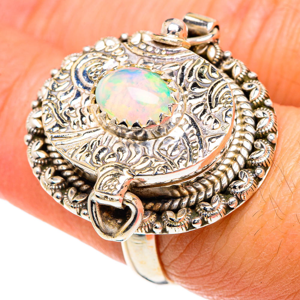 Ethiopian Opal Rings handcrafted by Anasilvercos - RING88411