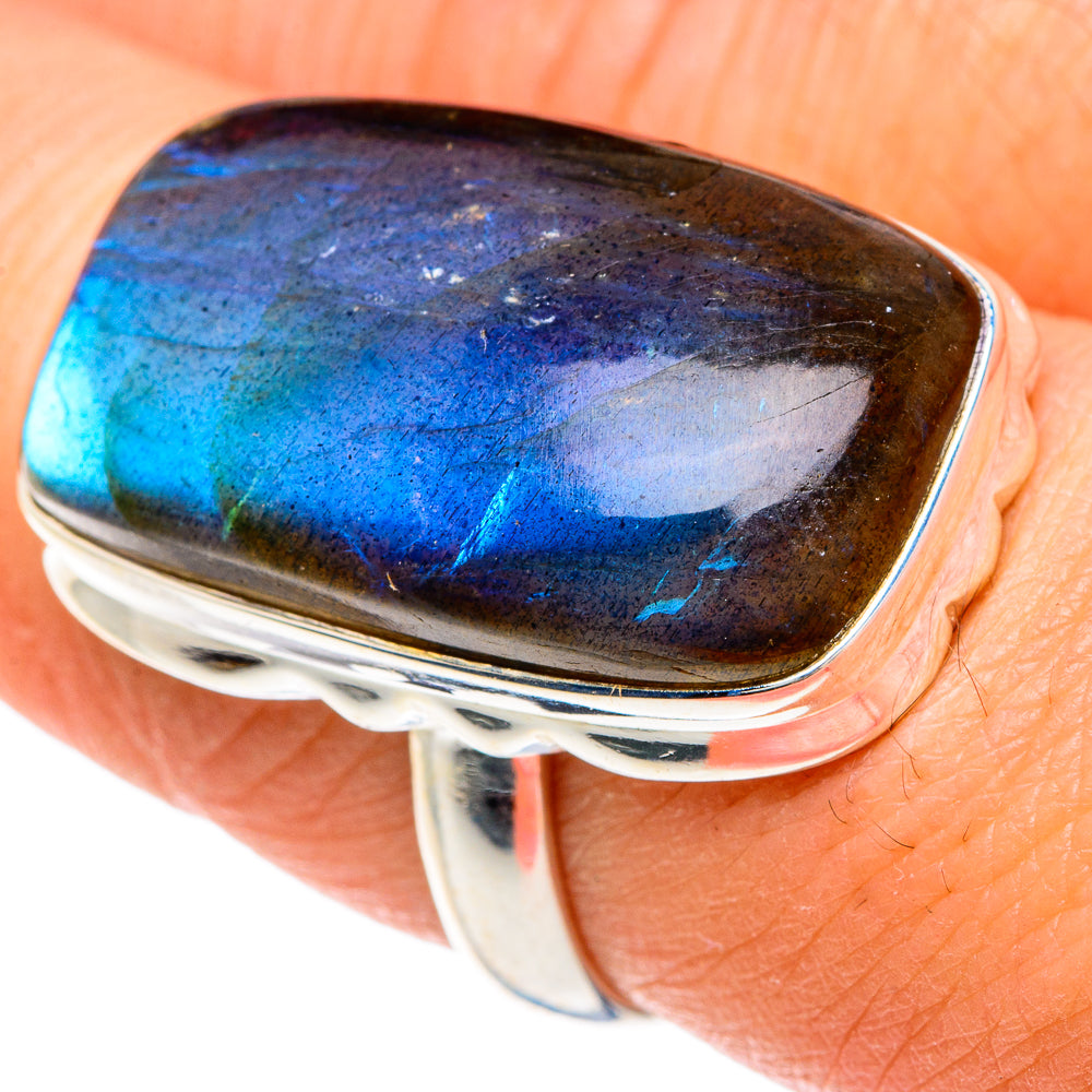 Labradorite Rings handcrafted by Anasilvercos - RING88414