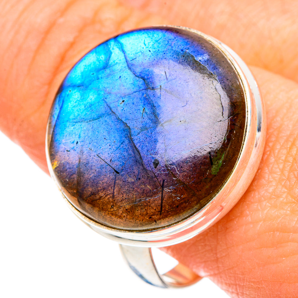 Labradorite Rings handcrafted by Anasilvercos - RING88418