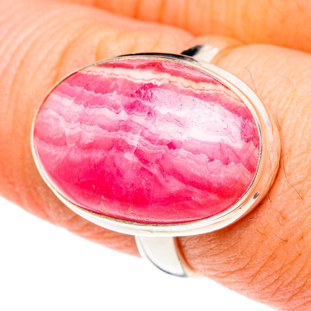 Rhodochrosite Rings handcrafted by Anasilvercos - RING88455