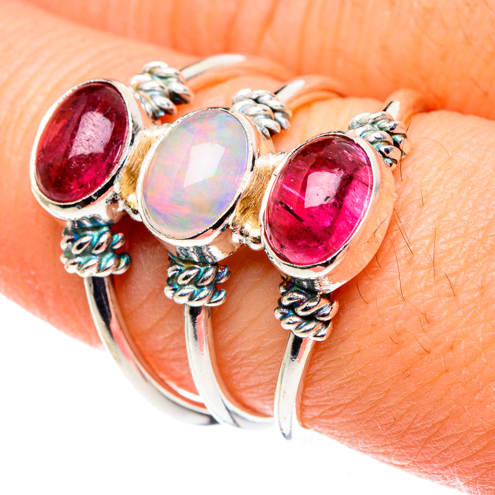 Ethiopian Opal Rings handcrafted by Anasilvercos - RING88467