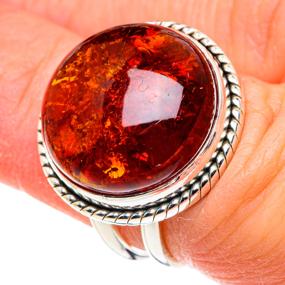 Baltic Amber Rings handcrafted by Anasilvercos - RING88479