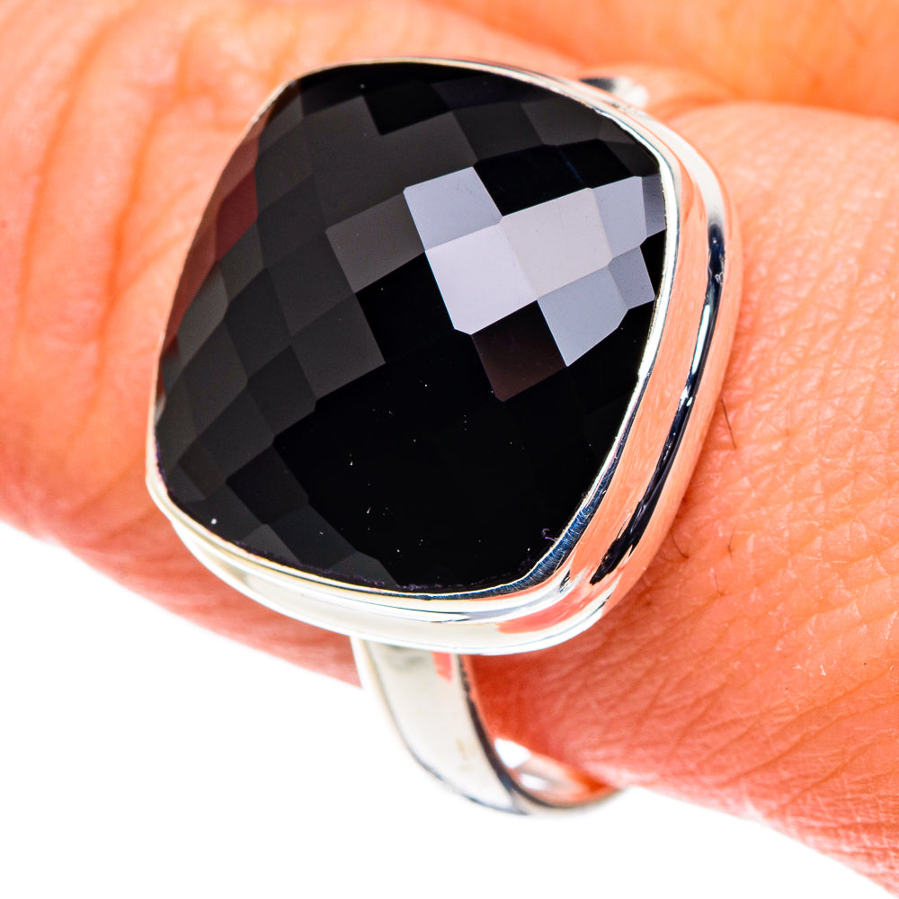 Black Onyx Rings handcrafted by Anasilvercos - RING88489