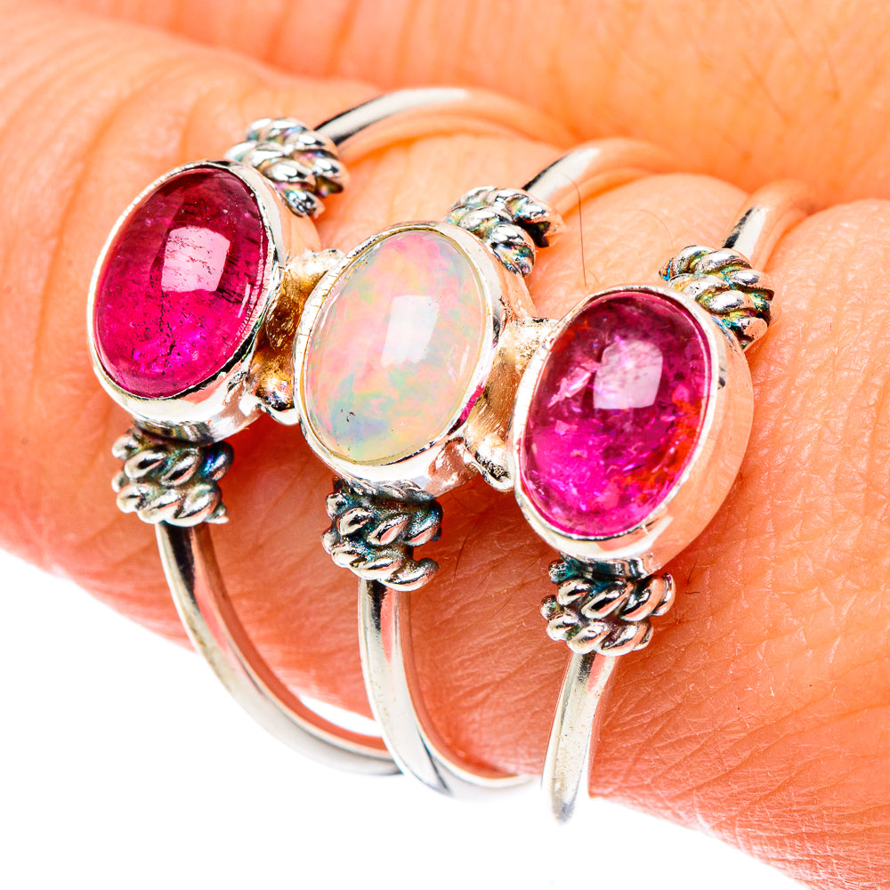 Ethiopian Opal Rings handcrafted by Anasilvercos - RING88493