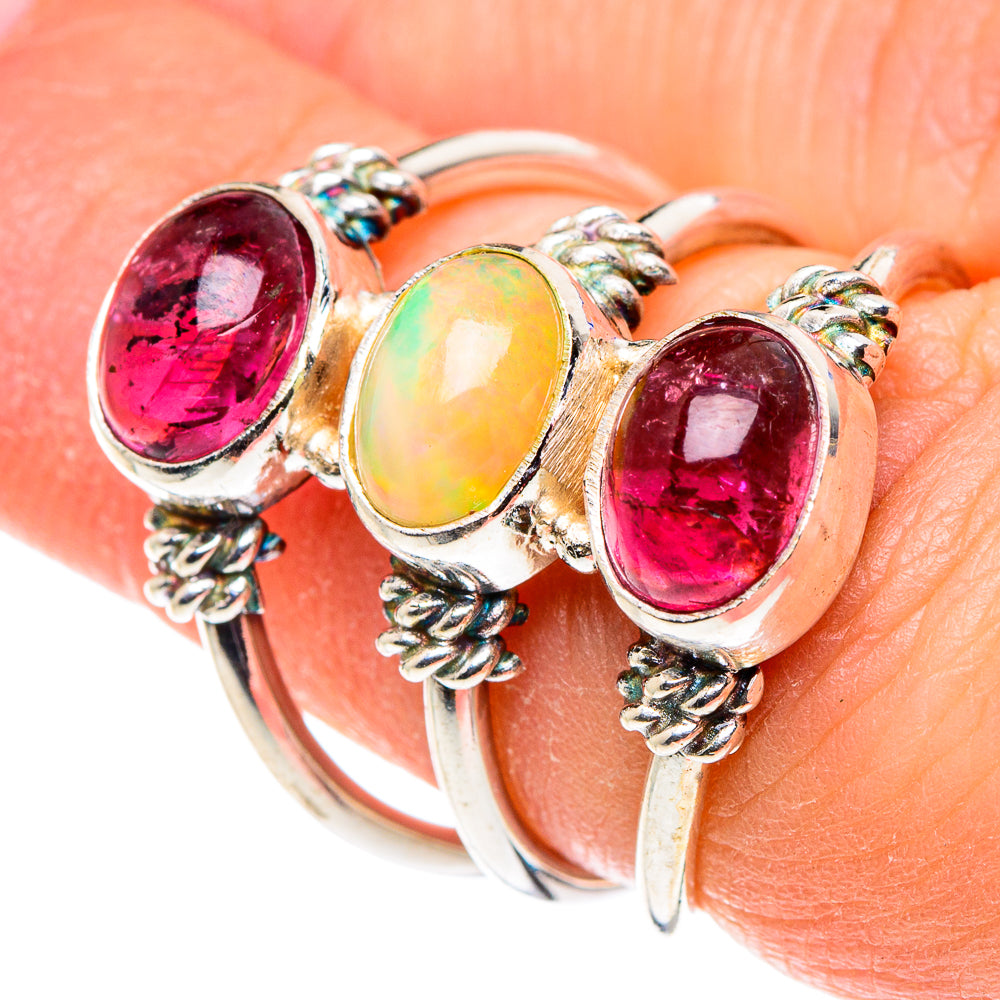 Ethiopian Opal Rings handcrafted by Anasilvercos - RING88518