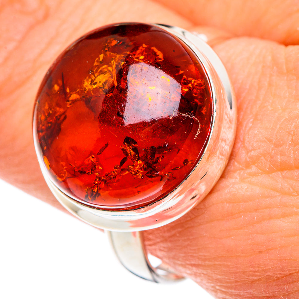 Baltic Amber Rings handcrafted by Anasilvercos - RING88532
