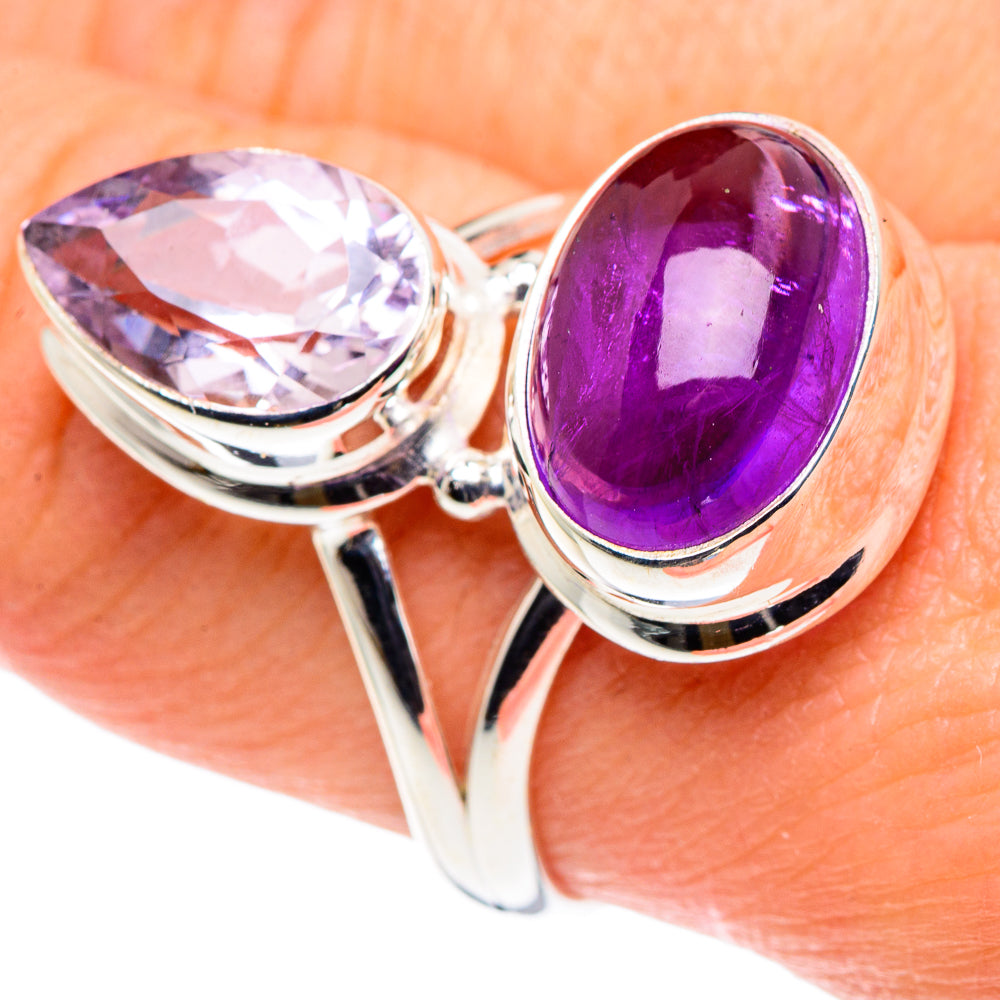 Amethyst Rings handcrafted by Anasilvercos - RING88539