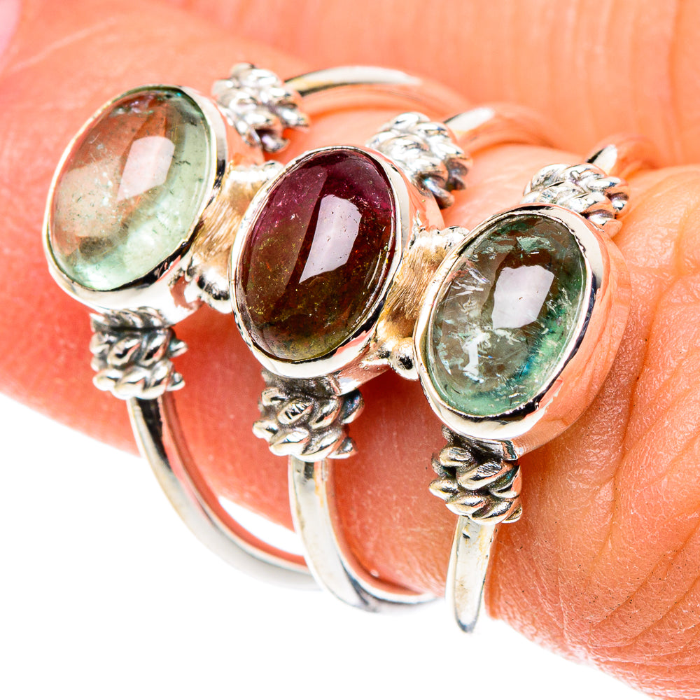 Pink Tourmaline Rings handcrafted by Anasilvercos - RING88542