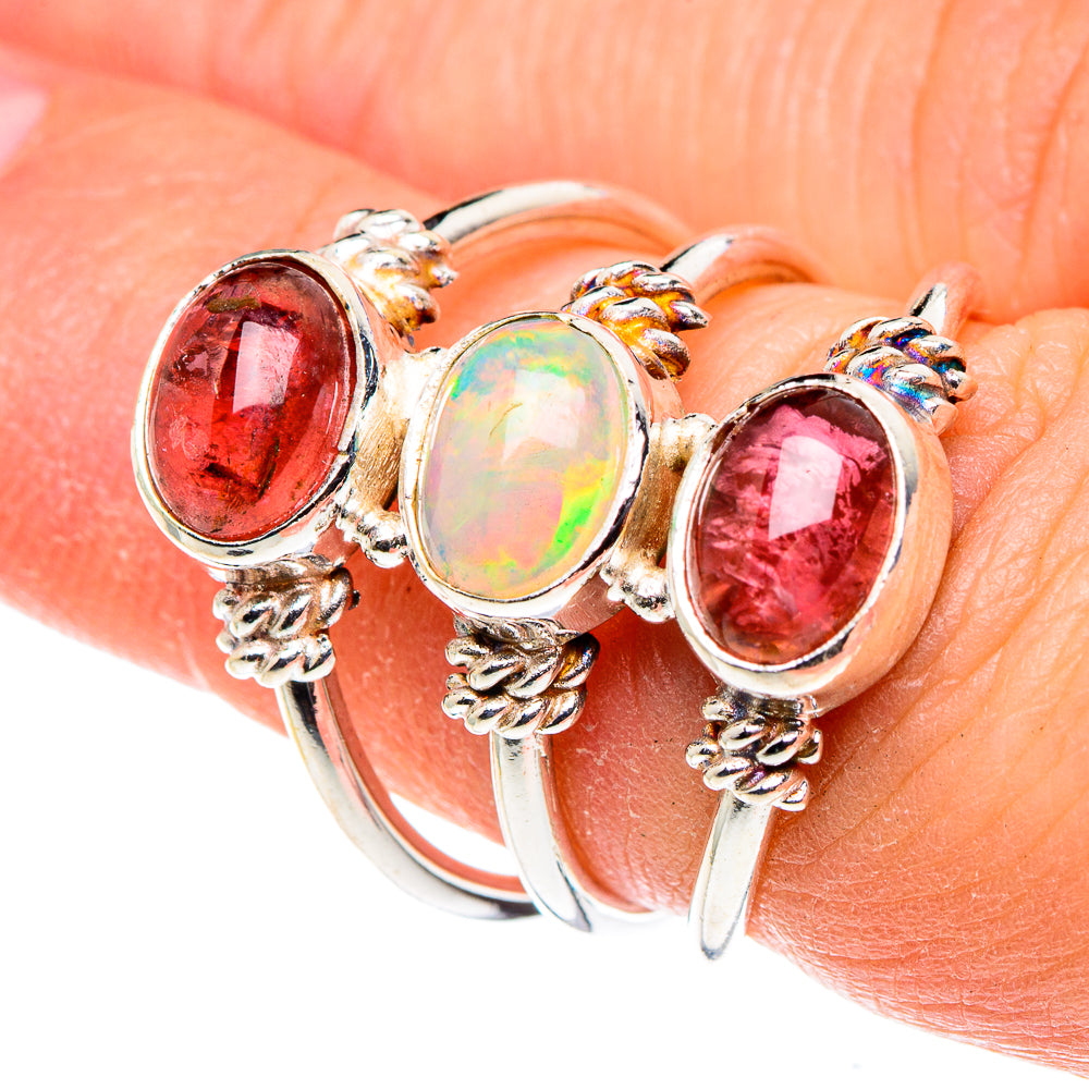 Ethiopian Opal Rings handcrafted by Anasilvercos - RING88543