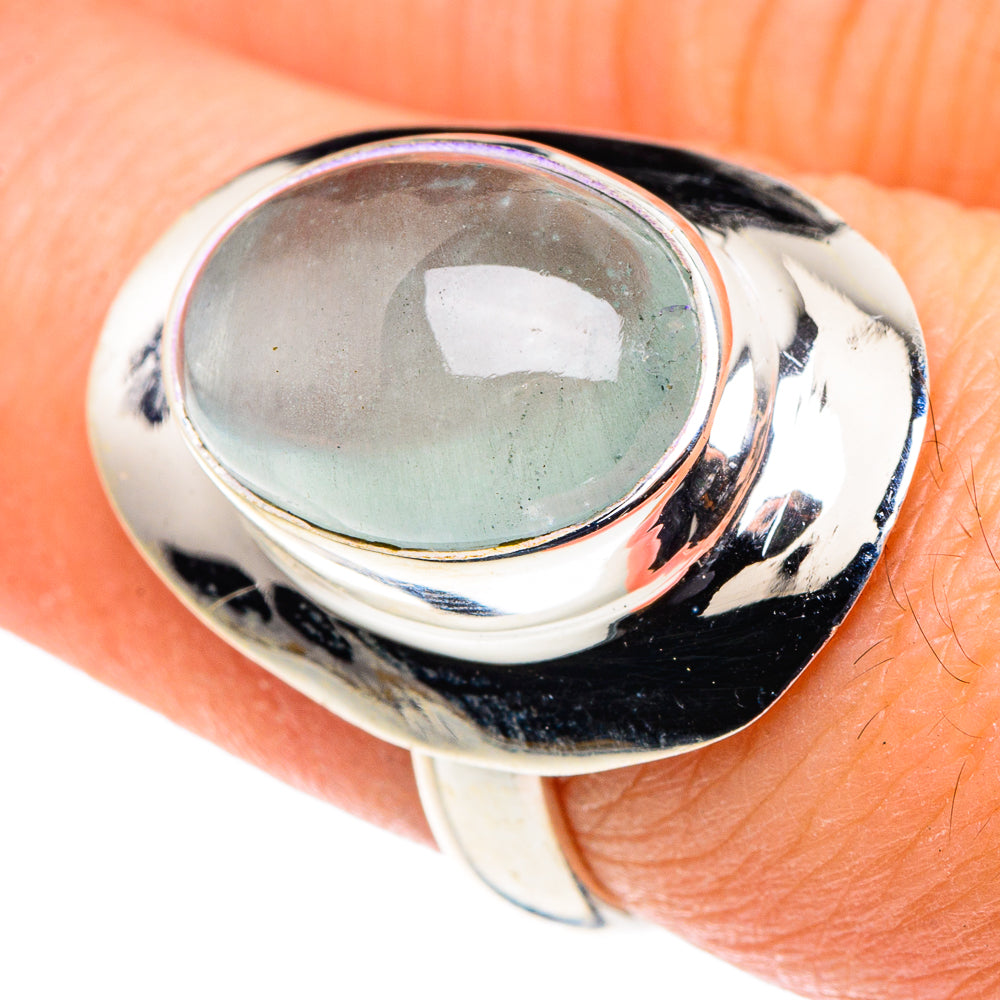 Aqua Chalcedony Rings handcrafted by Anasilvercos - RING88550