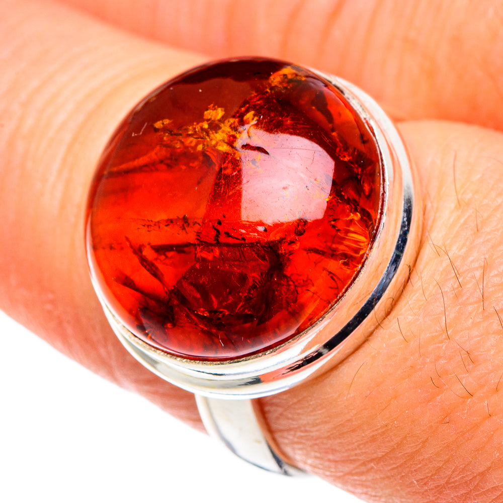 Baltic Amber Rings handcrafted by Anasilvercos - RING88556