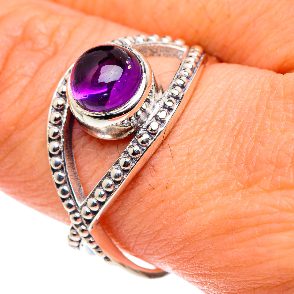 Amethyst Rings handcrafted by Anasilvercos - RING88563