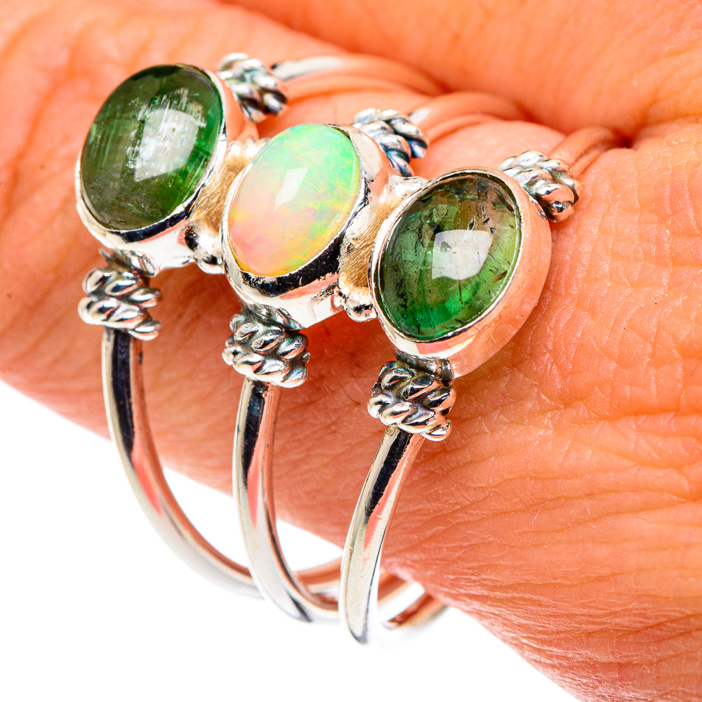 Ethiopian Opal Rings handcrafted by Anasilvercos - RING88566