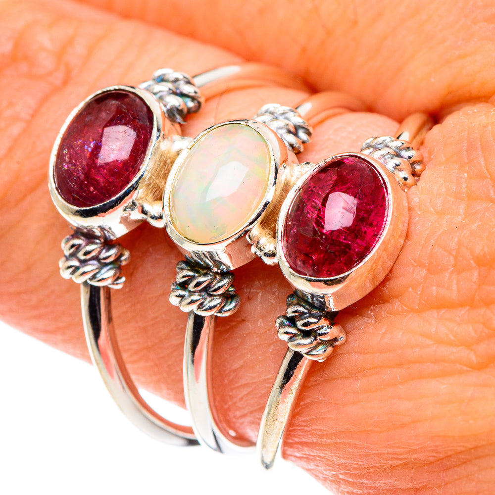 Ethiopian Opal Rings handcrafted by Anasilvercos - RING88567