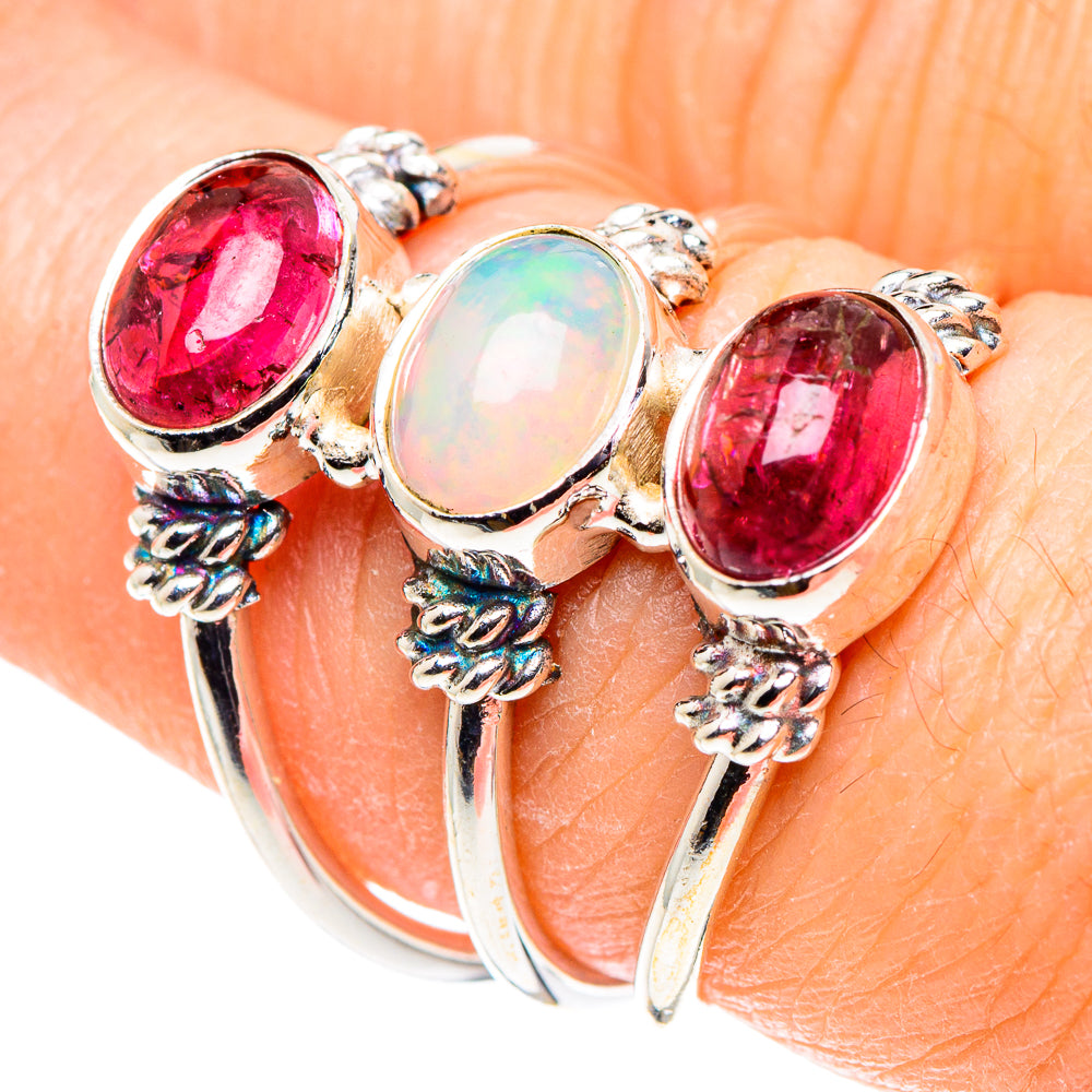Ethiopian Opal Rings handcrafted by Anasilvercos - RING88587