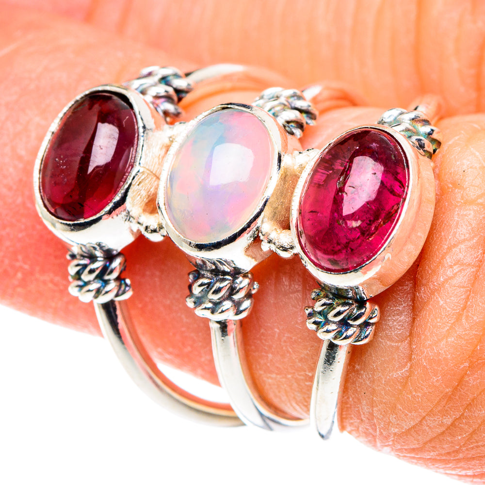 Ethiopian Opal Rings handcrafted by Anasilvercos - RING88607