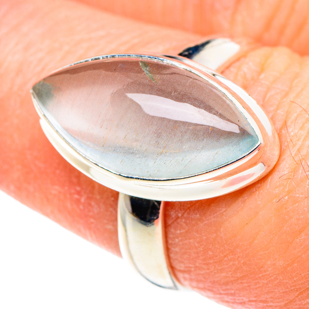 Aqua Chalcedony Rings handcrafted by Anasilvercos - RING88613