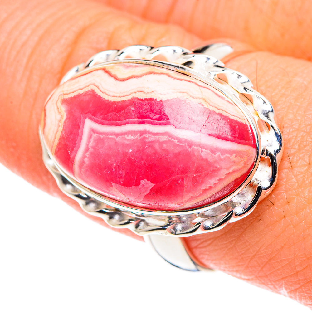 Rhodochrosite Rings handcrafted by Anasilvercos - RING88634
