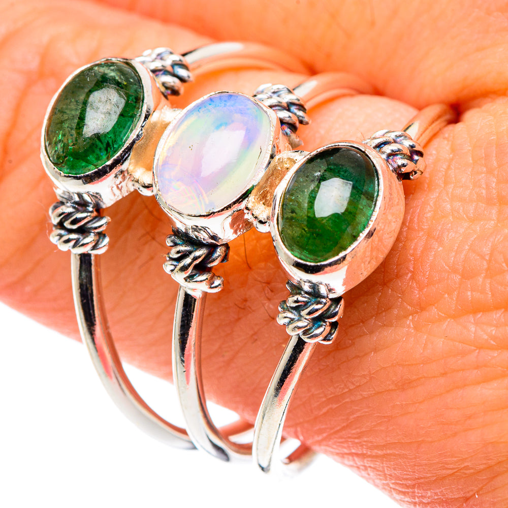 Ethiopian Opal Rings handcrafted by Anasilvercos - RING88638