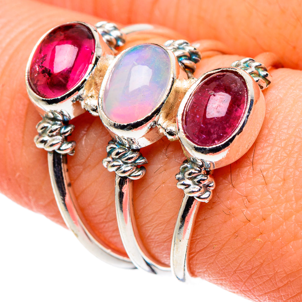 Ethiopian Opal Rings handcrafted by Anasilvercos - RING88639