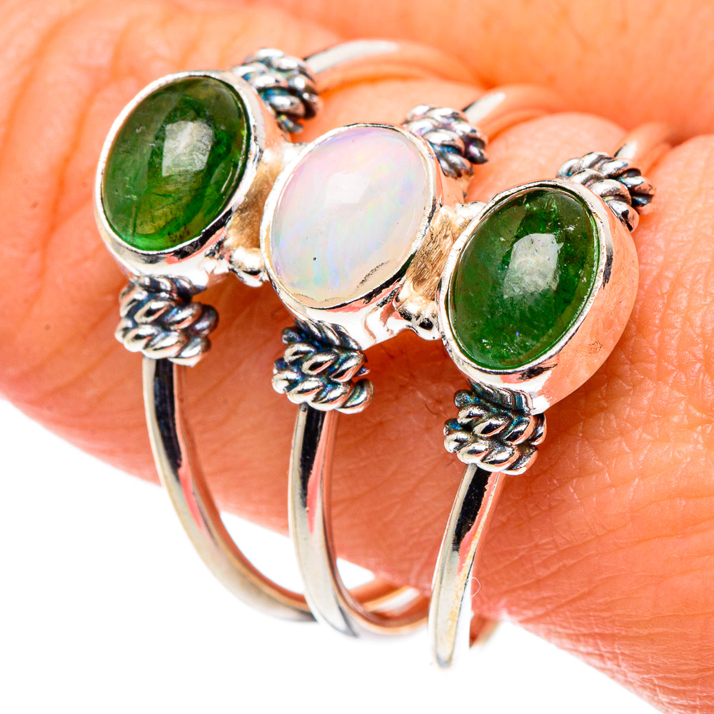 Ethiopian Opal Rings handcrafted by Anasilvercos - RING88667