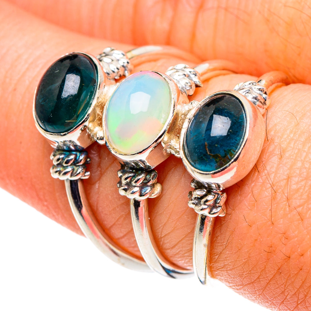 Ethiopian Opal Rings handcrafted by Anasilvercos - RING88682