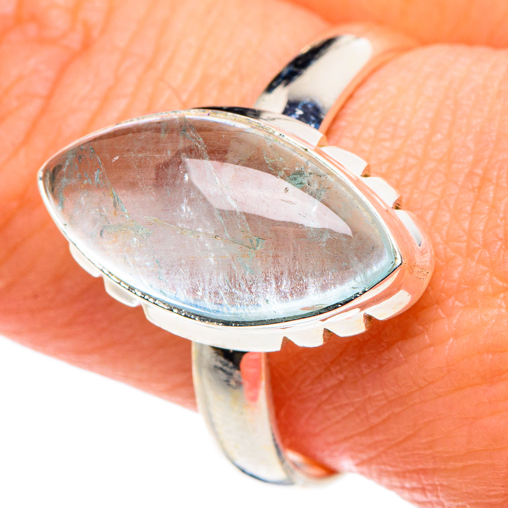 Aquamarine Rings handcrafted by Anasilvercos - RING88684