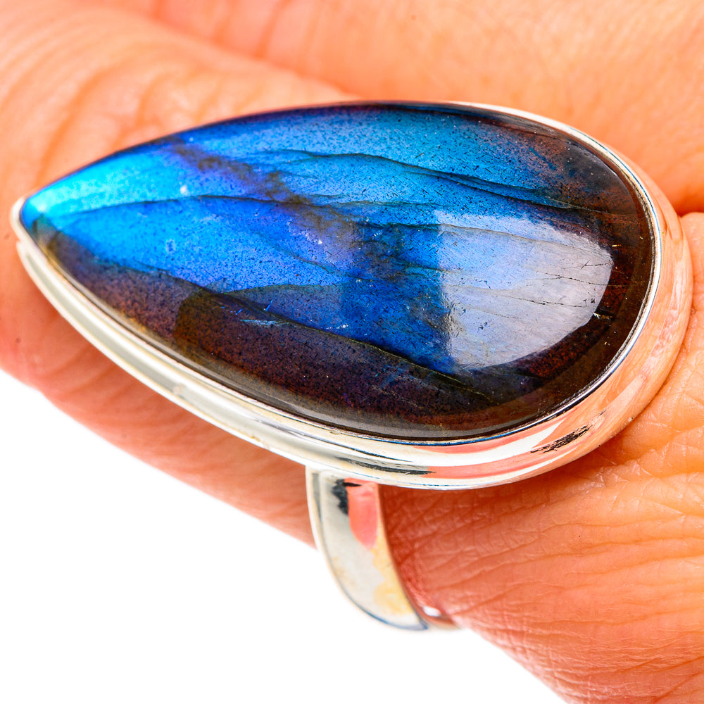 Labradorite Rings handcrafted by Anasilvercos - RING88727