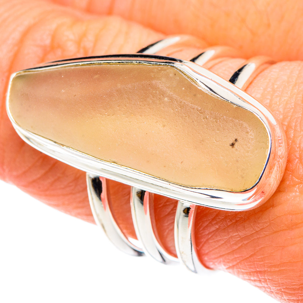 Libyan Desert Glass Rings handcrafted by Anasilvercos - RING88738