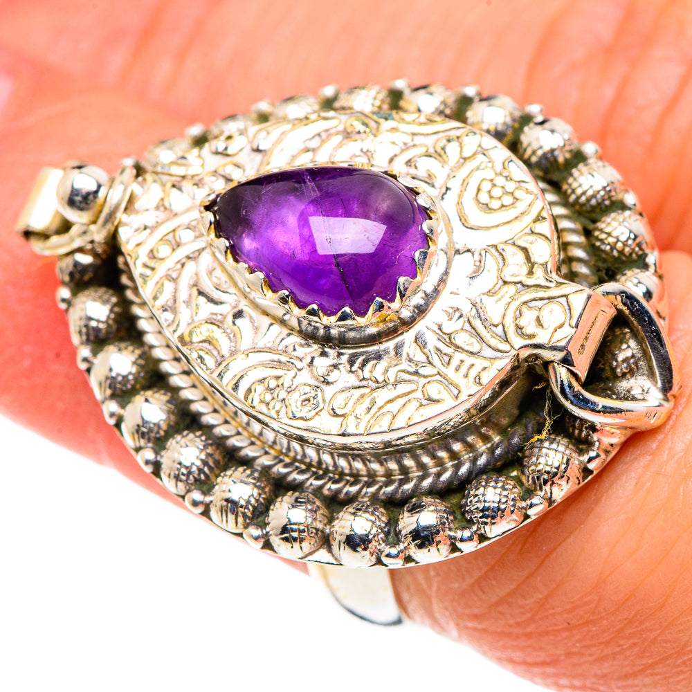 Amethyst Rings handcrafted by Anasilvercos - RING88742