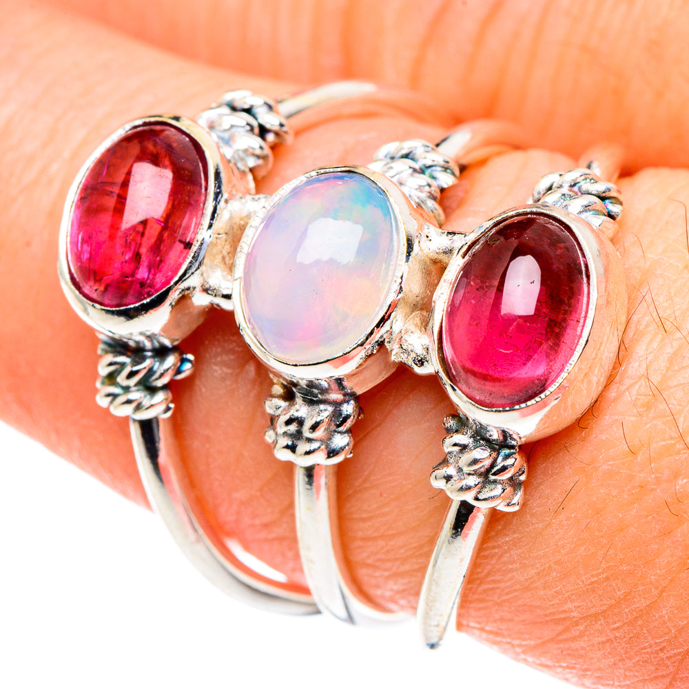 Ethiopian Opal Rings handcrafted by Anasilvercos - RING88782