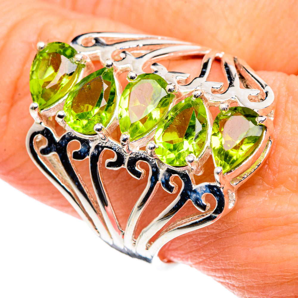 Peridot Rings handcrafted by Anasilvercos - RING88794