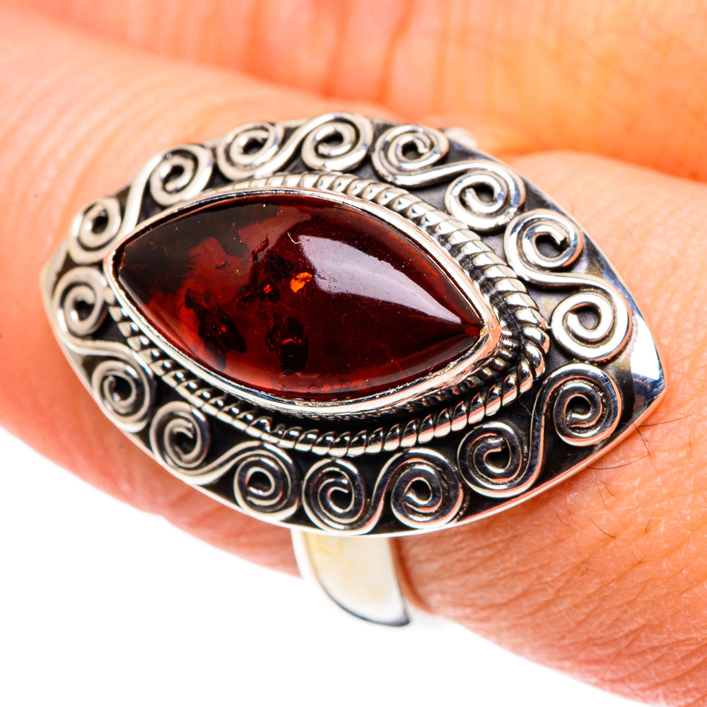 Baltic Amber Rings handcrafted by Anasilvercos - RING88800