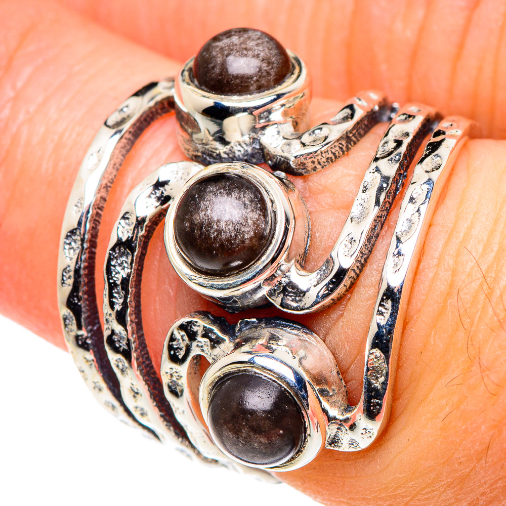 Star Diopside Rings handcrafted by Anasilvercos - RING88834